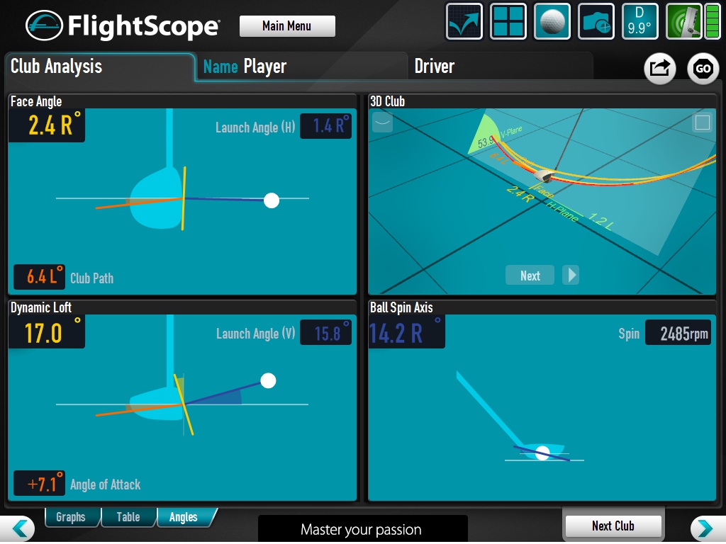 club path launch monitor